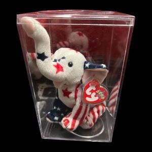 NWT Ty RIGHTY 2000 Political Elephant - RARE/Retired Beanie Baby